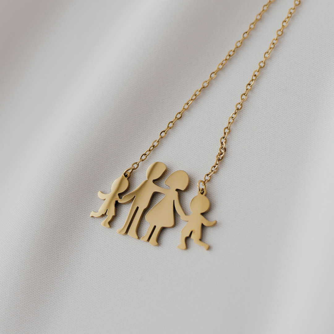 Nido- Collana family mamma papà bambini