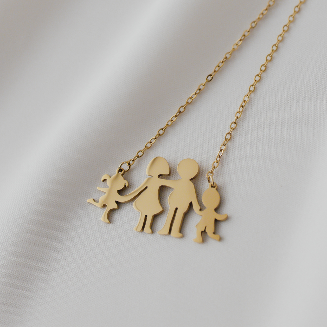Voce- Collana Family mamma papà bimbo bimba