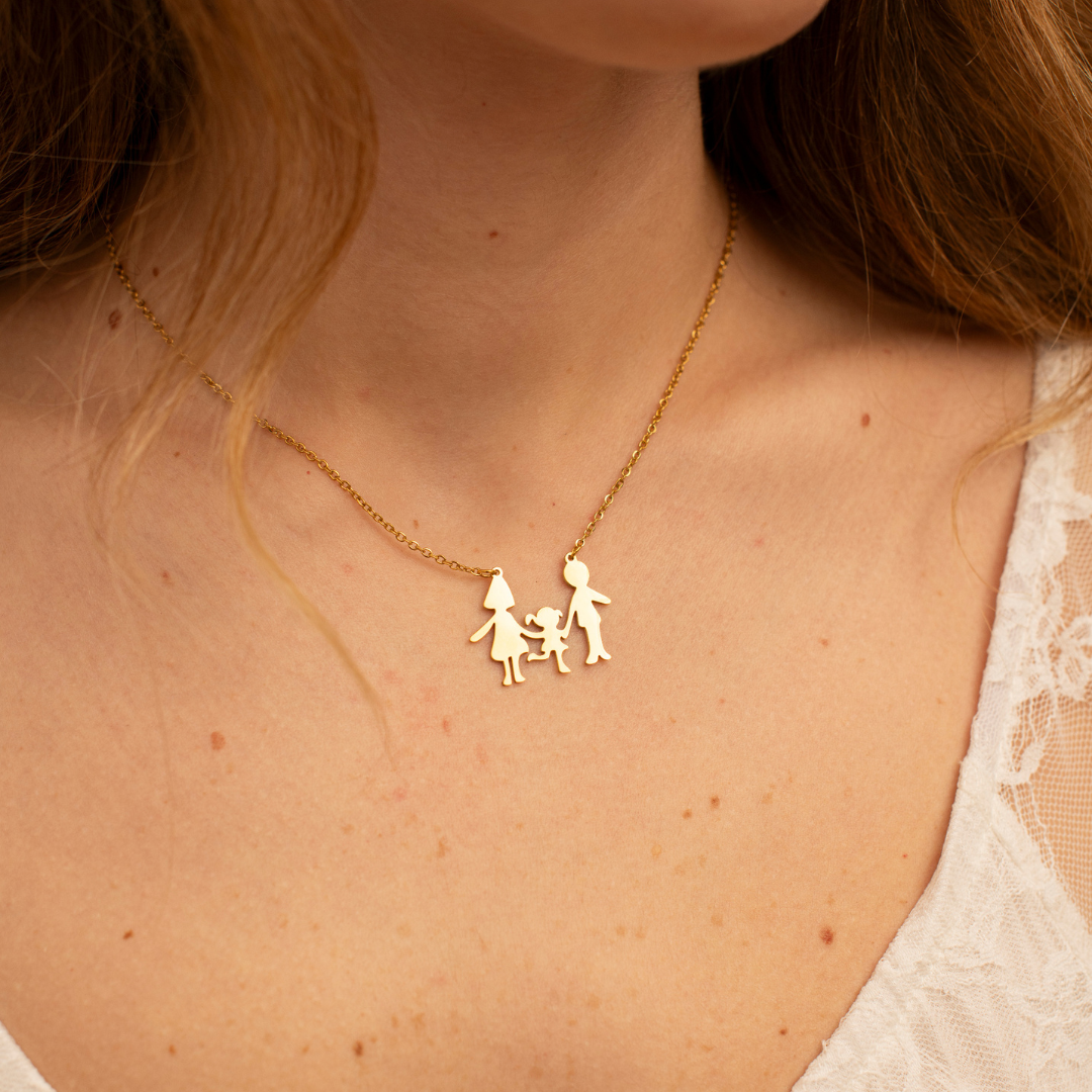 Essenza- Collana family mamma papà bimba